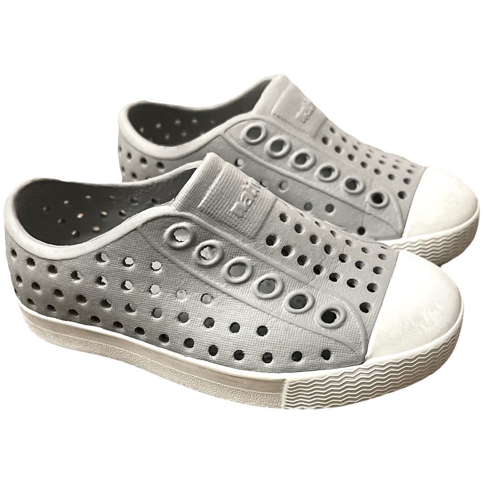 NATIVES-Jefferson Unisex Shoes - Gray Size 5